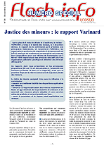 Justice des mineurs :le rapport Varinard
